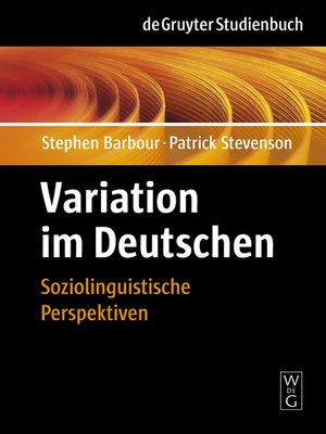 cover image of Variation im Deutschen